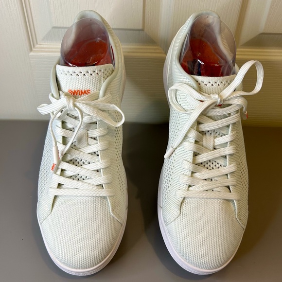 Swims Other - 👟”SWIMS” NWOT Men’s White Breeze Tennis Knit Sneakers Size 10👟